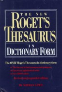 Book cover for The New Roget's Thesaurus of the English Language in Dictionary Form