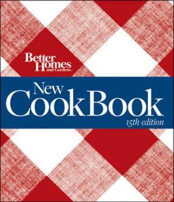 Book cover for New Cook Book, 15th Edition (Binder): Better Homes and Gardens