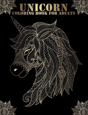 Book cover for Unicorn Coloring Book