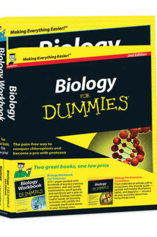 Cover of Biology For Dummies, Science Bundle