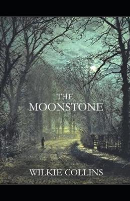 Book cover for The Moonstone illustrated