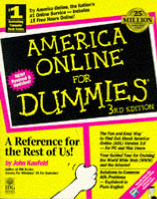 Book cover for America Online For Dummies