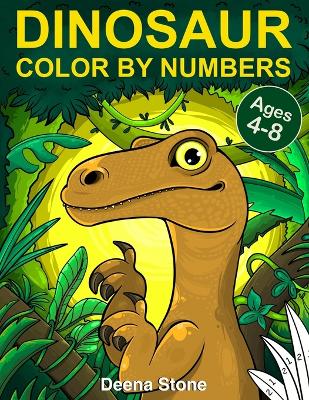 Book cover for Dinosaur Color By Numbers