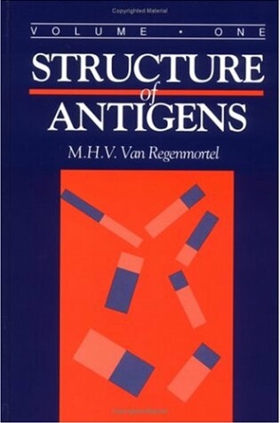 Cover of Sructure of Antigens, Volume I