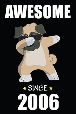 Book cover for 13th Birthday Dabbing Pug