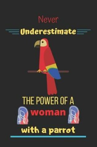 Cover of Never Underestimate the power of a woman with a parrot