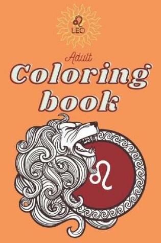 Cover of Leo Adult Coloring Book