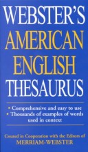 Book cover for Webster's American English Thesaurus