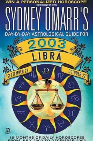 Cover of Sydney Omarr's Libra 2003