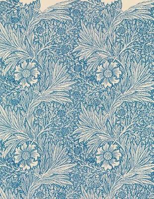 Book cover for Marigold, William Morris. Ruled Journal