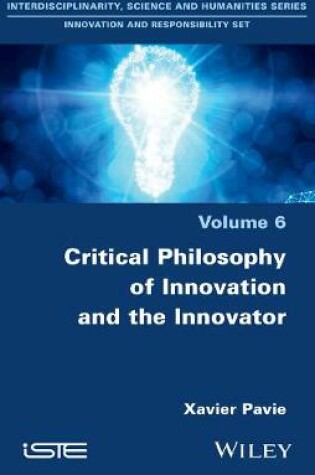 Cover of Critical Philosophy of Innovation and the Innovator