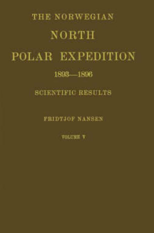 Cover of The Norwegian North Polar Expedition 1893-96. Scientific Results.