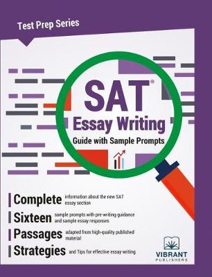 Book cover for SAT Essay Writing Guide with Sample Prompts