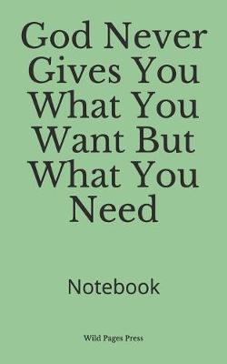 Book cover for God Never Gives You What You Want But What You Need