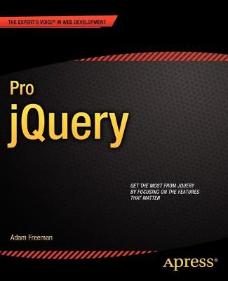 Book cover for Pro jQuery