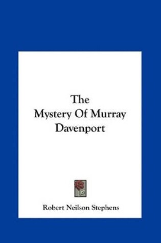 Cover of The Mystery of Murray Davenport the Mystery of Murray Davenport