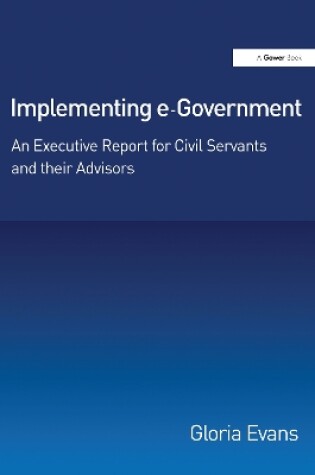 Cover of Implementing e-Government