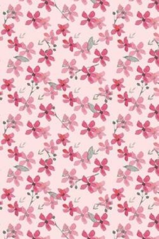 Cover of Pink Tree Blossoms - Lined Notebook with Margins - 5Narrow