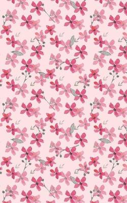 Book cover for Pink Tree Blossoms - Lined Notebook with Margins - 5Narrow