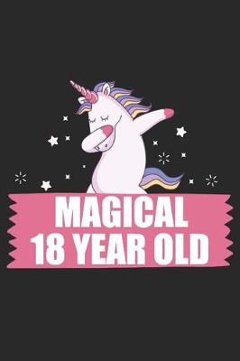 Book cover for Magical 18 Year Old 18th Birthday Dabbing Unicorn