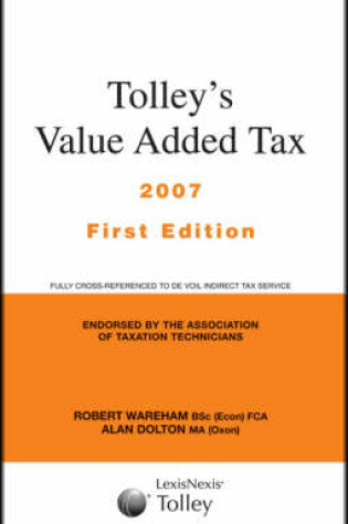 Cover of Tolley's Value Added Tax