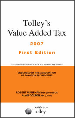Book cover for Tolley's Value Added Tax