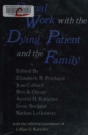 Cover of Social Work with the Dying Patient