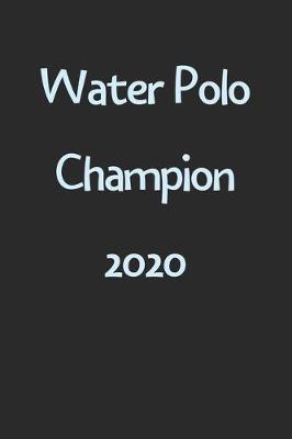 Book cover for Water Polo Champion 2020