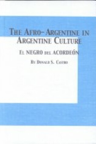 Cover of The Afro-Argentine in Argentine Culture