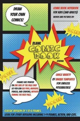 Cover of Blank Comic Book for Kids