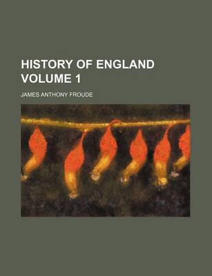 Book cover for History of England Volume 1
