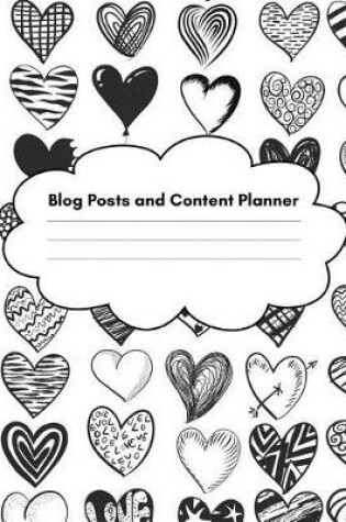 Cover of Blog Posts and Content Planner