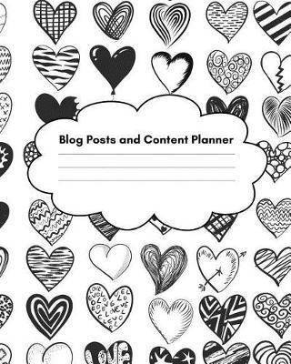 Book cover for Blog Posts and Content Planner