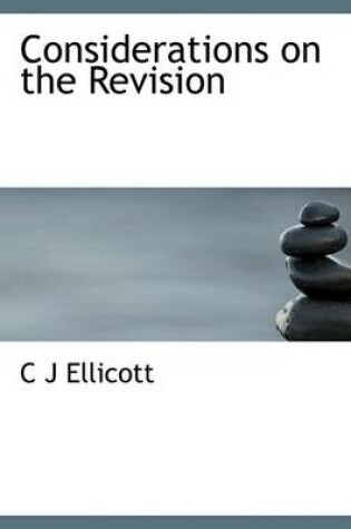 Cover of Considerations on the Revision