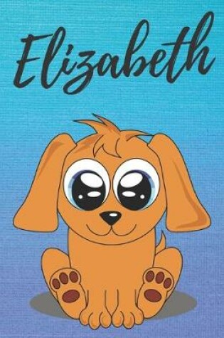 Cover of Elizabeth dog coloring book / notebook / journal / diary