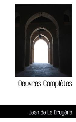 Book cover for Oeuvres Completes