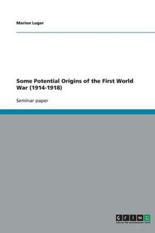 Cover of Some Potential Origins of the First World War (1914-1918)