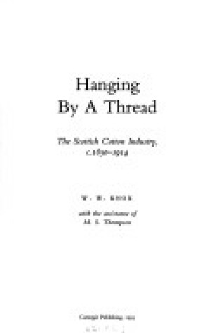 Cover of Hanging by a Thread