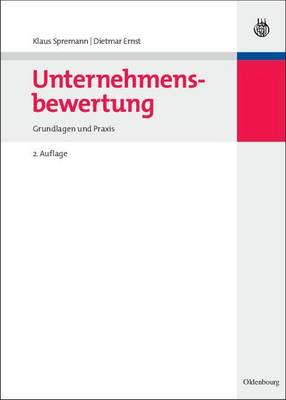 Book cover for Unternehmensbewertung