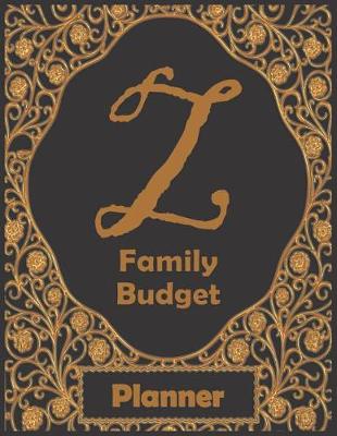Book cover for Z Family Budget Planner
