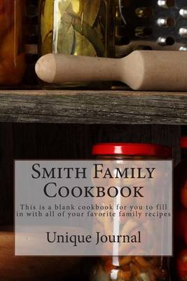 Book cover for Smith Family Cookbook