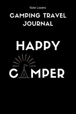 Book cover for Happy Camper - Camping Travel Journal