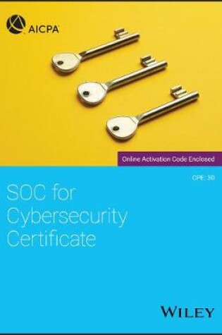 Cover of SOC for Cybersecurity Certificate