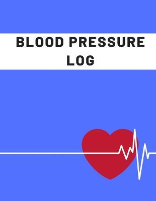 Book cover for Blood Pressure Log,