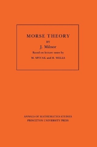 Cover of Morse Theory. (AM-51), Volume 51