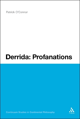 Book cover for Derrida: Profanations