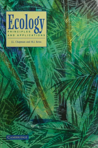 Cover of Ecology Principles & Applications