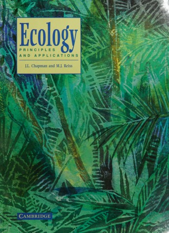 Book cover for Ecology Principles & Applications