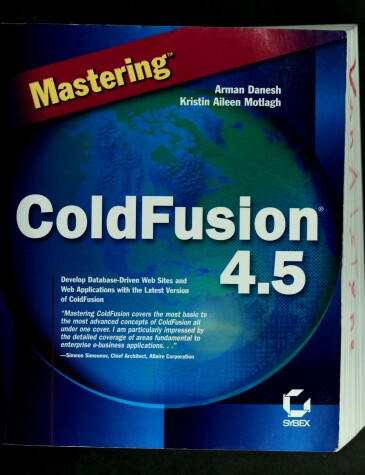 Book cover for Mastering ColdFusion 4.5