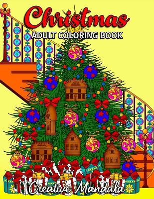 Book cover for Christmas Adult Coloring Book